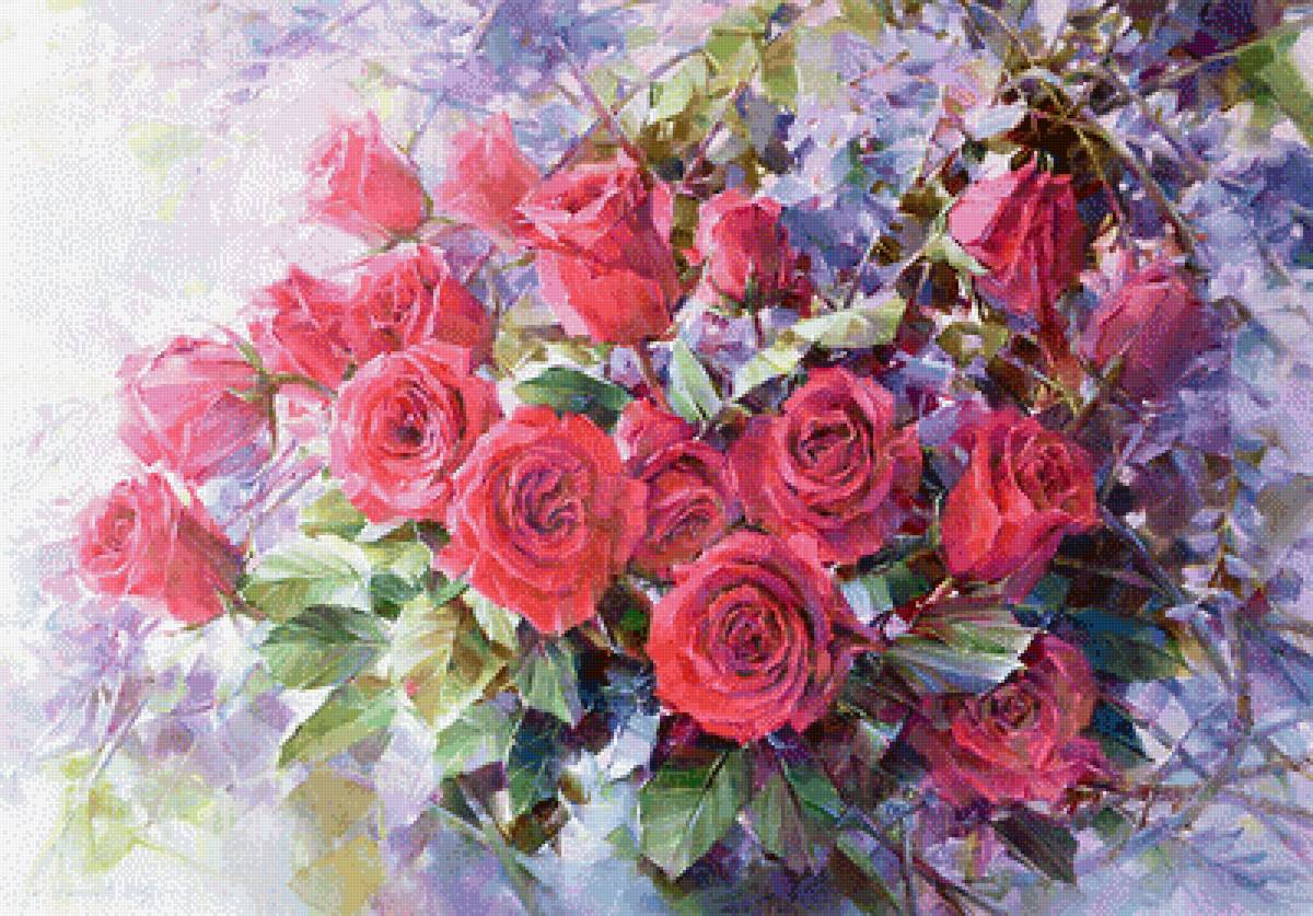 Тимошин_розы_1 - картина, букет, розы - предпросмотр
