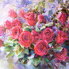 Схема вышивки «Тимошин_розы_1»