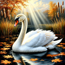 Схема вышивки «Одиночество...»