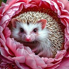 Схема вышивки «ёжик»