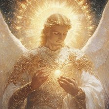 Схема вышивки «Архангел Уриил»