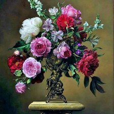 Схема вышивки «Букет. Питер Вагеманс»