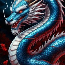 Схема вышивки «Год дракона»