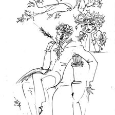 Схема вышивки «А.С. Пушкин»