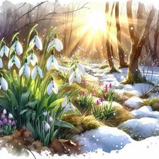 Схема вышивки «Весна»