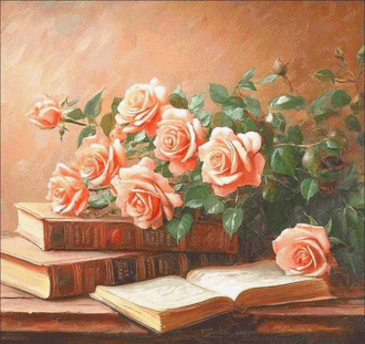 Trandafiri - pictura - предпросмотр