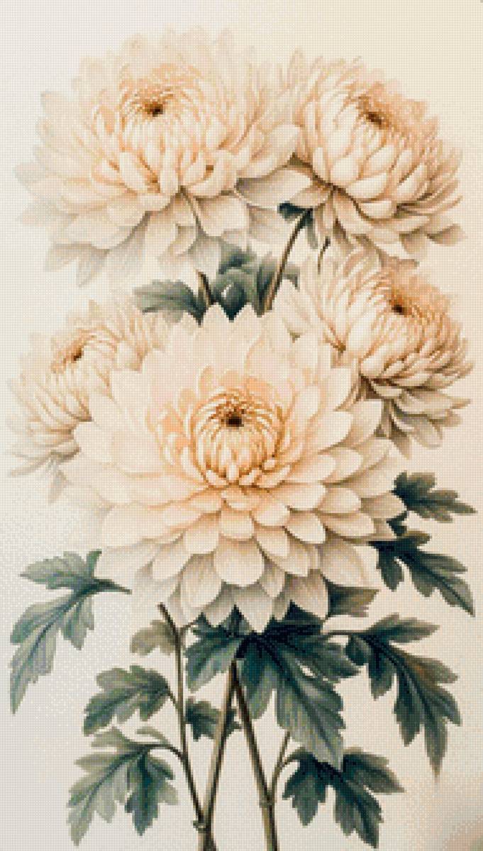 Хризантемы - хризантемы, цветы - предпросмотр