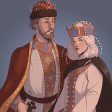 Схема вышивки «Игорь и Ольга»