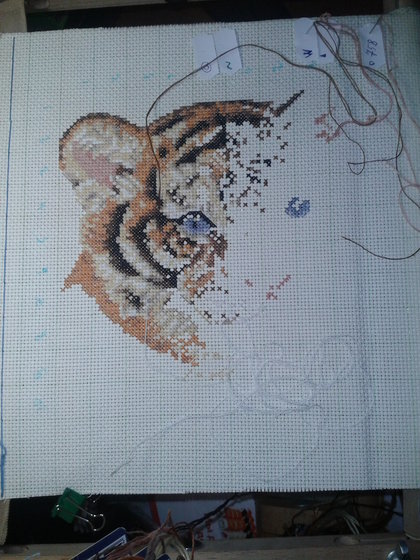 Этап процесса «Саванна. Кошачье семейство.»