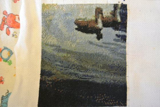 Этап процесса «Семья лебедей»