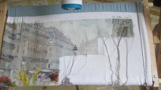 Этап процесса «Продавщица цветов»