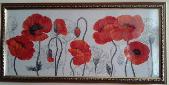 Этап процесса «Алые маки»