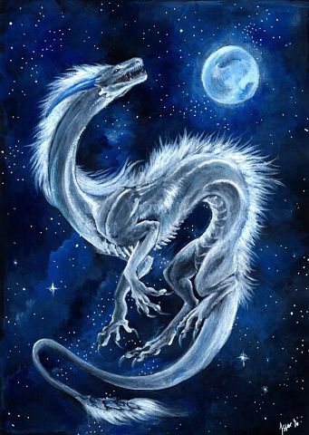 Этап процесса «Мой лунный дракон»