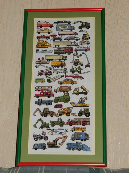 Этап процесса «50 машинок для сыночка»