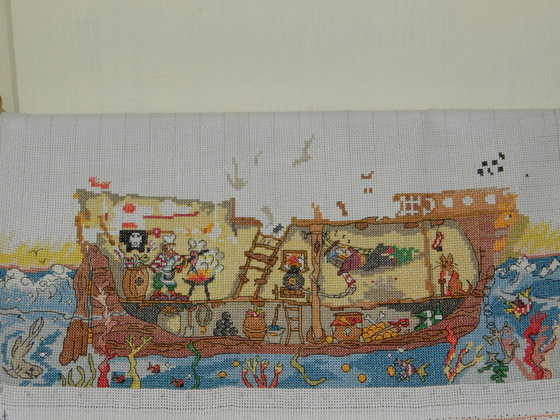 Этап процесса «Пиратский кораблик»