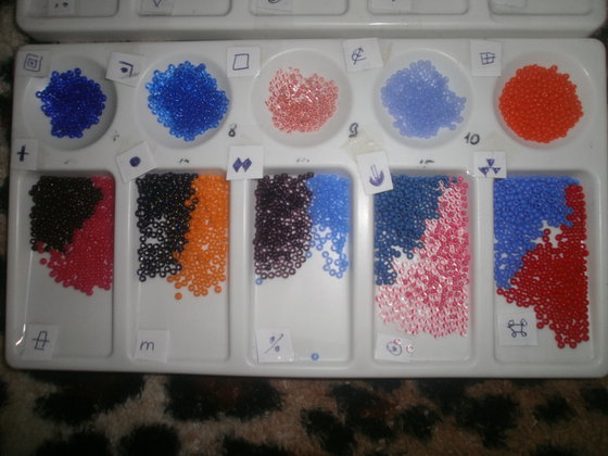 Этап процесса «Весенний букет»