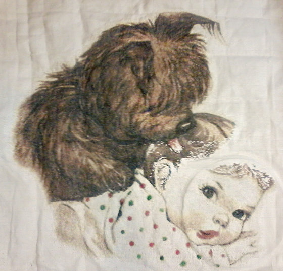 Этап процесса «Малыш и щенок»