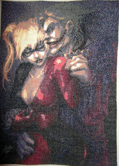 Этап процесса «Джокер и Харли Квинн»