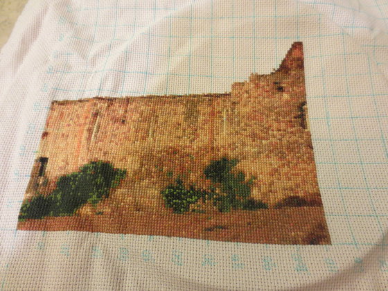 Этап процесса «Ноев ковчег и монастырь Хор-Вирап (Армения)»