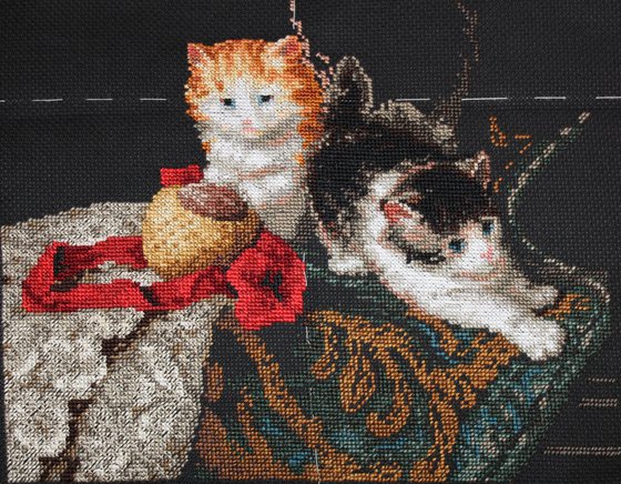 Этап процесса «ОЧАРОВАТЕЛЬНОЕ СЕМЕЙСТВО КОШЕК.»