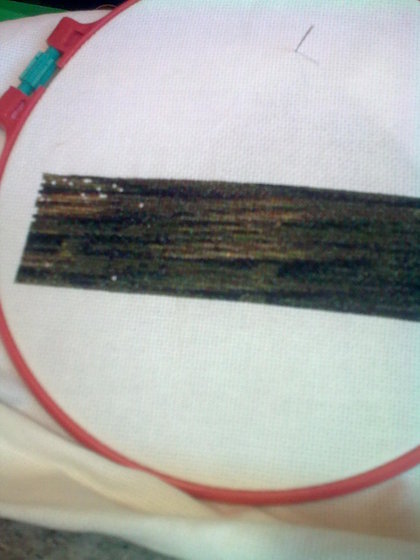 Этап процесса «Глазастики»