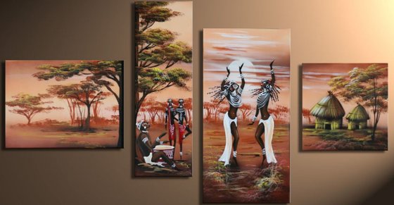 Этап процесса «Fiesta africana»