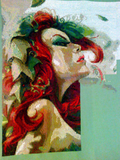 Этап процесса «Ядовитый Плющ(Poison Ivy,Памела Лилиан Айсли)»