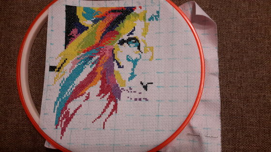 Этап процесса «Радужный лев;)»