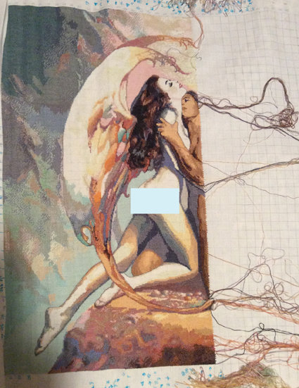 Этап процесса «Boris Vallejo "Forever moments"»