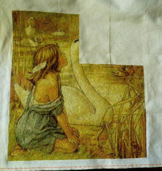 Этап процесса «Властелин реки Камыш (Сюзанна), схема Crosti»