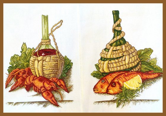 Этап процесса «Натюрморт для кухни»