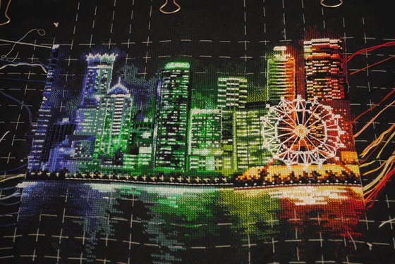 Этап процесса «Ночной город Риолис»