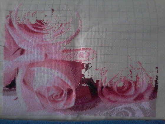 Этап процесса «розы, центральная часть»