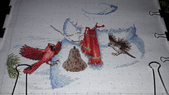 Этап процесса «Emma friends stocking DIMENSIONS»