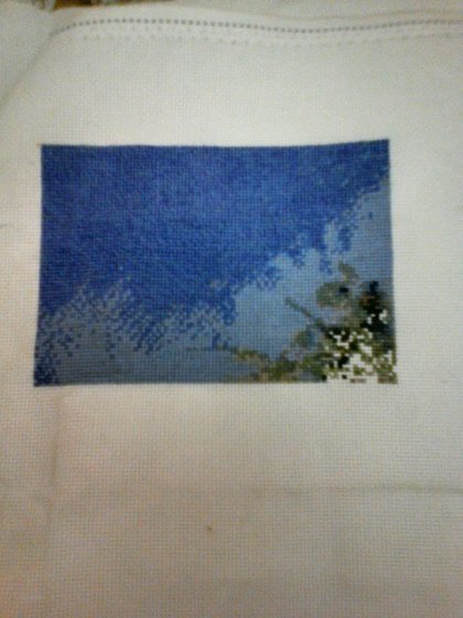 Этап процесса «Полевой букет»