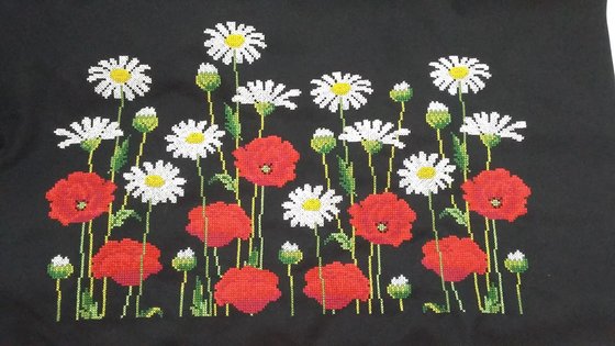 Этап процесса «Сукня для мами»