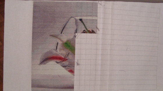 Этап процесса «Лилия в бокале»