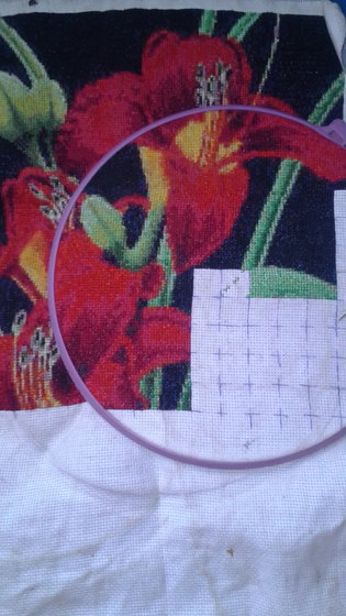 Этап процесса «Красные лилии»