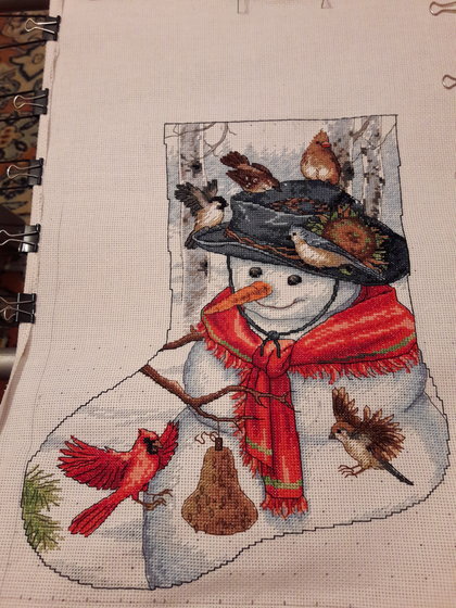 Этап процесса «Emma friends stocking DIMENSIONS»