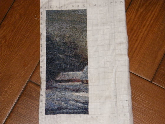 Этап процесса «зимний вечер»