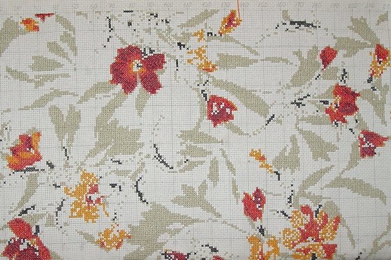 Этап процесса «подушка Цвета»