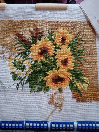 Этап процесса «Подсолнухи»