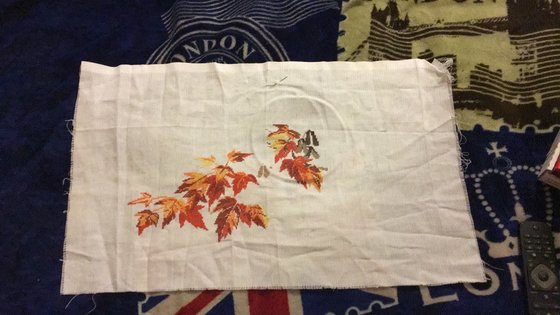 Этап процесса «Клён от риолис»