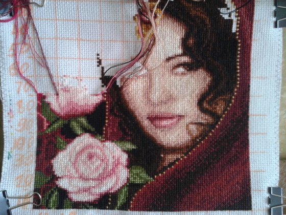 Этап процесса «девушка из альгамбры»