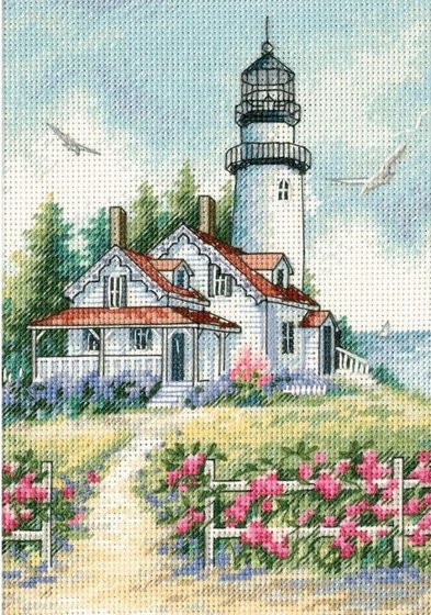 Этап процесса «Scenic Lighthouse»
