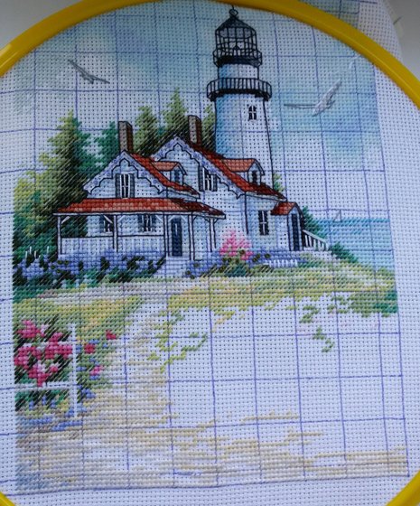 Этап процесса «Scenic Lighthouse»