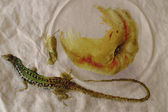 Этап процесса «Айва по схеме Е.Волковой»