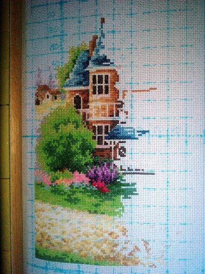 Этап процесса «Зеленая деревенька»