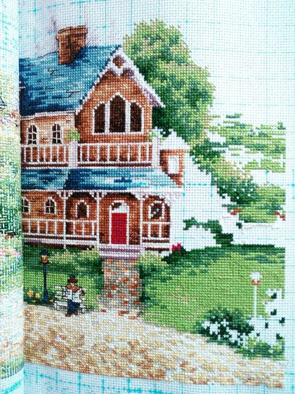 Этап процесса «Зеленая деревенька»