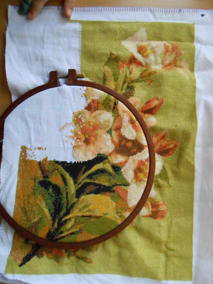 Этап процесса «Цветы»